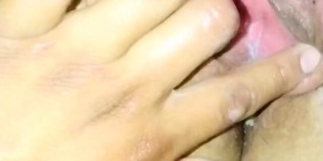 Fingering my Sexy wifey moist pussy