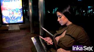 Ambar Pradax Colombian chick accepts hard fuck in swap for not taking bus home