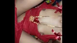 Indian Desi Bhabhi separated from her hubby late at night