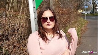►► German Big Tits Teen Holly Banks Seduce to Fuck at Bus Stop ◄◄