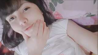 Virgin teenage nymph stroking - Hana Lily