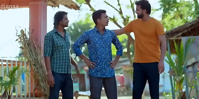 Village girl caught by buddies while riding bicycle