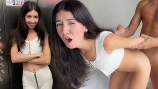 Nymphomaniac Flashed Herself Naked in the Shower in Front of Her Neighbor and Invited Him to Passionate Sex - Katty West