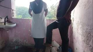 Desi girl left out of tuition and did grubby work with her tutor