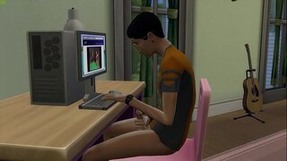 Step Mom Caught Hear Son Watching Porn And Masturbate Then It Helps Him For The First Time To Make Make Sex