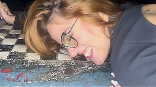 Several folks porking my wife in a public square while I filmed - My naughty wife Bella Ruiva cumming on the chisels of several strangers.
