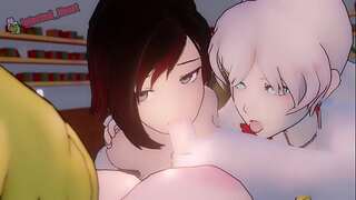 Big Titty Futa Yang Fucked Weiss and Ruby (Sound)