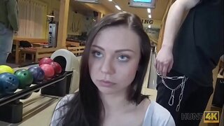HUNT4K. Boy is ready to sell his tempting girlfriend for great prize