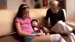 Aged fellow fucked 18 yr old teen stiff