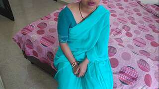 Hot Indian Desi village bhabhi was full romance with devar and fucking rigid in clear Hindi audio