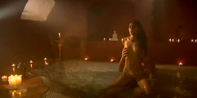 Exotic Lovers In The Indian Sauna