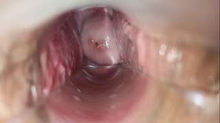 Pulsating orgasm inside muff
