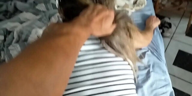 He made my pussy ass! After cracking into my pussy he fucks my ass without pain, and makes me roll praying to stop. My cousin has no thresholds yes