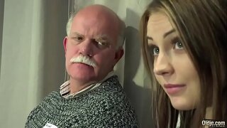 Old Young Porn Teen Gangbang by Grandpas vulva fucking fingering choking