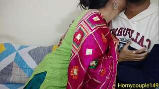 Indian stepbrother went to sister-in-law place in the city and stepsister asked him to quench his thirst.