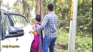 Desi Family Sex , Stepfather Caught His Stepdaughter From Outside Village For Sex