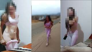 Young woman don't do it you're married! Dirty old man ravages a youthful married girl, cuckold calls him in the middle of the ass, real homemade 18 years aged not faked