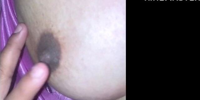 Best Indian HOT Boob and Nipple Sucking & Pressing , Playing with HINDI Voice