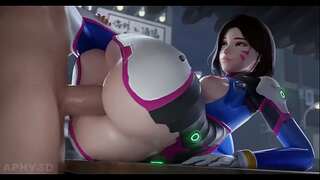 Girls orgy OW/M/V Dva, Mercy, kiriko