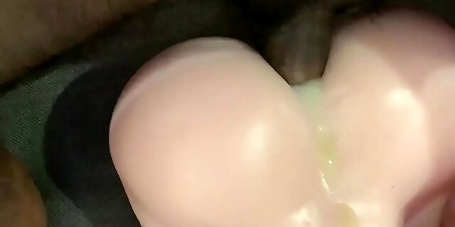 Unboxing my sex doll and cum is her asshole