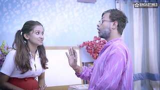 Old Masterji fucks his youthful 18 schoolgirl very hardcore ( Hindi Audio )