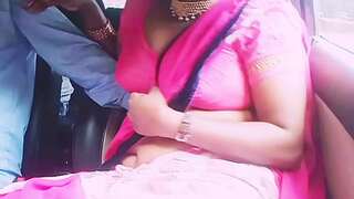 Car fuckfest indian romance. Beautiful sexy saree housewife with boyfriend Telugu dirty talks.