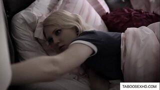 Horrny stepister and her teen friend nail by sinister