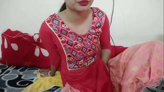 Indian super-hot and sexy Teacher saara having bang-out with his student! Teaches him how to please a nymph Don't cum inwards my pussy in Hindi audio