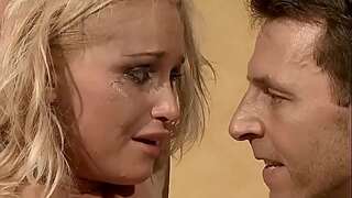 Cheating wifey gets punished. Part 1. Jealous angry husband questioning his wife, about her secret lover...And not hesitates to penalize her.