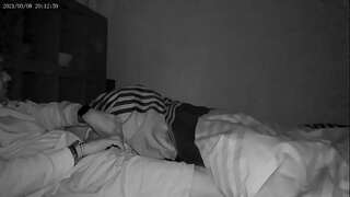 Stepmom caught seducing her retard sonny on nannycam