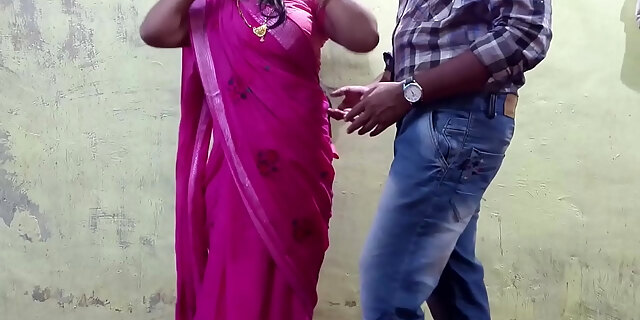 Sister in law looks amazing wearing rosy saree, today I will not leave sister in law, I will keep her pussy ripped