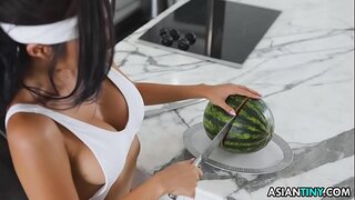 Pervert asian with thick milk cans