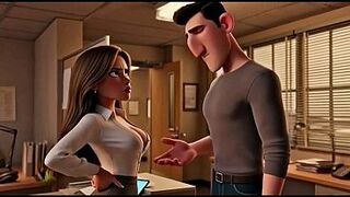 Copy Room Slut - Horny office girl gets fucked in the copy bedroom (AI Generated)