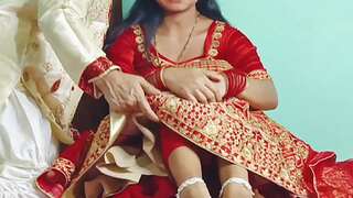 Arrange Marriage Suhagrat Indian Village Culture Frist Night Homemade Newly Married Couple