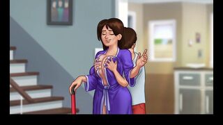 Secret affair with my perverted stepmom when we are home alone - summer saga
