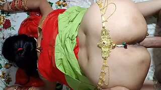 Indian Village House wifey pummeling with step brother on bedroom hardcore