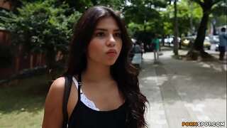 Casting Colombian 18 year senior Mia Wright likes Big Cock