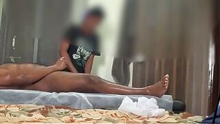 Handjob in spa