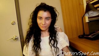 Big booty latina Mya Morena gets pounded by big dark-hued shaft