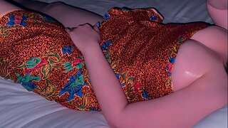 Cum inwards the neighbor's aunt. Her pussy is so tight.