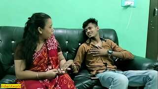 Desi super-hot stepmom caught and hardcore penetrated by stepson!! Taboo orgy