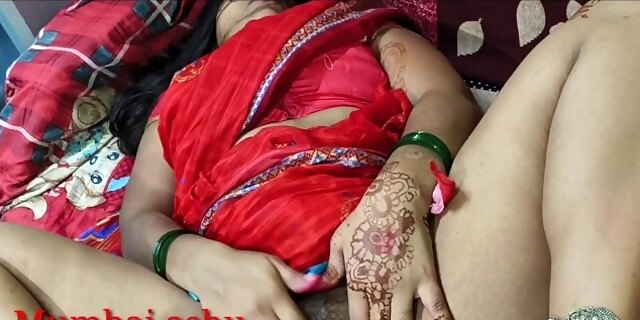 Pink saree me bhabhi ki anguish se chudai ki