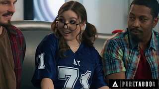 PURE TABOO Mischievous Teen Leana Lovings Seduces Her Stepdad's Best Friends