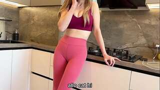 Busty Mom Of A Friend Lured Me To Herself And Brazenly Fucked Me - Russian Amateur With Conversations And English Subtitles