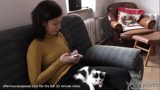 Sharlotte finally giving it up letting me fuck her and jizm in her facehole but she hates fucky-fucky