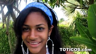 Ebony teenage