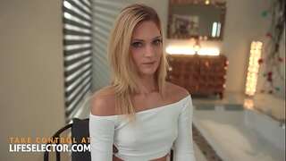 POV - Anal experience with your stellar blond stepsister Candee Licious