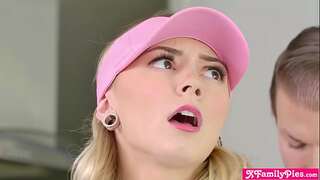 Stepbro gets a hole in one with his teenager sister-in-law Chloe Temple