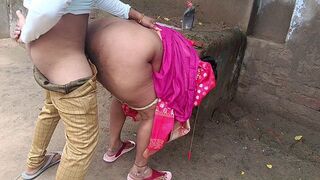 First time painful booty fucking of step bro and step sister-in-law super-steamy Indian desi village (video in Hin