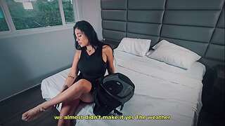 Sharing a motel guest room with my stepmother got out of hand - Sub english
